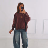ORLANDO BORDEAUX SWEATER