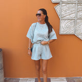 MALLORCA GREY TWO-PIECE SET