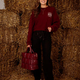 SELUNE BORDEAUX SWEATER