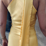 SEPIDEH YELLOW ONE SHOULDER DRESS