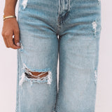 BLUE DENIM BERMUDA SHORT 8005-4