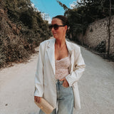 MEXICO ECRU LINEN BLAZER