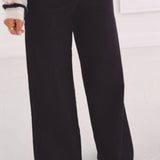 DARK BLUE WIDE LEG JEANS 9031-6