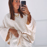 DANIQUE ECRU SKIRT
