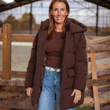 CALLOWAY BROWN PUFFER JACKET