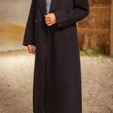 MAISIE LONG DARK BLUE COAT