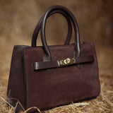 MYRA BROWN SUEDE BAG