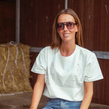 DIAMOND BIKINI WHITE T-SHIRT