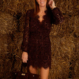 MEREDITH BROWN LACE DRESS