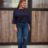 REESE DARK BLUE SOFT T-SHIRT