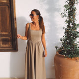 LETICIA TAUPE DRESS