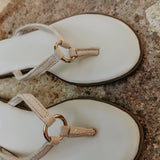BRAVIO BEIGE SLIPPERS