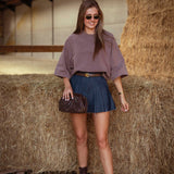 MABEL BROWN SWEATER