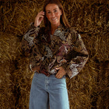 JUNGLE FEVER BROWN BOMBER JACKET