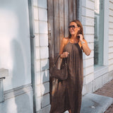 KYLIE BROWN LEOPARD DRESS