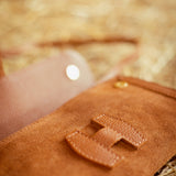 WESTERN CAMEL SUEDE POCHETTE