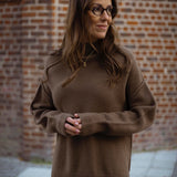 SIMPLY COSY BROWN COMFY TWO-PIECE SET