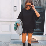 FAYE BLACK OVERSIZED T-SHIRT