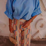 DOHA LIGHT BLUE BLOUSE