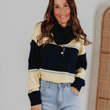 TESS DARK BLUE SCARF