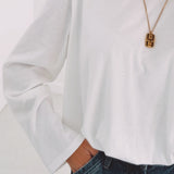 ROXIE WHITE LONGSLEEVE SHIRT