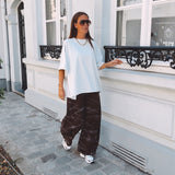 FAYE LIGHT GREY OVERSIZED T-SHIRT