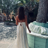 NAVARA ECRU FLOWER DRESS