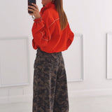 JULIANA RED ZIP JACKET