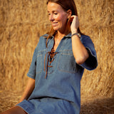 RODEO QUEEN BLUE DENIM DRESS