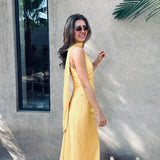 SEPIDEH YELLOW ONE SHOULDER DRESS