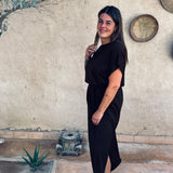 EL BOUDRIA BROWN BRAID DRESS