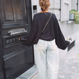 TRINLEY BLACK SWEATER