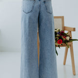 BLUE WIDE LEG JEANS 9139-4