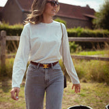 NEBRASKA LIGHT GREY LONGSLEEVE SHIRT