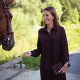 AVELINE BROWN RIBBED TWO-PIECE SET