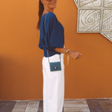 SALOU BLUE BLOUSE