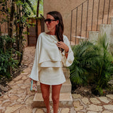 PRE-ORDER MARIS ECRU TWO-PIECE SET