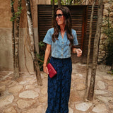 TESORO BLUE DENIM TOP