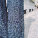 KAAT DARK BLUE LACE PANTS
