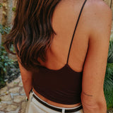 KEEP IT CALIENTE BROWN TOP