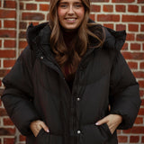 VANESSA BLACK PUFFER JACKET
