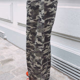 KHAKI CAMO BALLOON PANTS