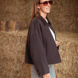 DUSTINE BROWN AUTUMN COAT