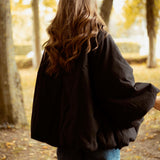 HELLO OCTOBER BLACK PUFFER JACKET