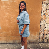 FRIDA BLUE DENIM TWO-PIECE SET