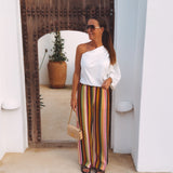 AURELIA MULTICOLOR CROCHET PANTS