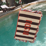 BISOU BROWN/ECRU POCHETTE