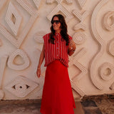 LOULOU RED SKIRT