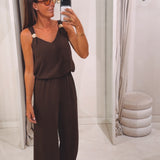 LAURIEN BROWN TWO-PIECE SET