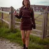 KENTUCKY BROWN TWO-PIECE SET